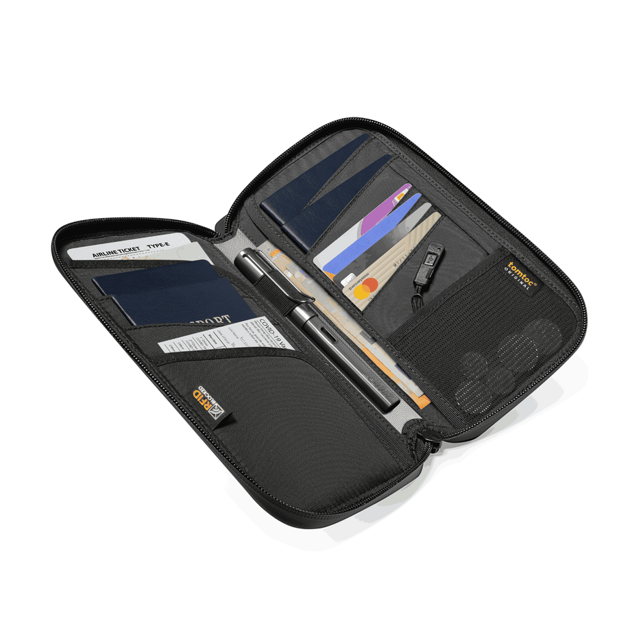 Tomtoc Navigator - T03 Passport Holder - Black