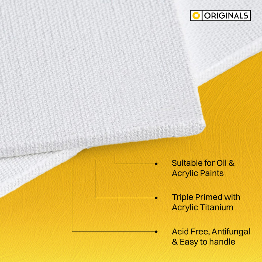Mango Originals Canvas Board – 6"x6" (Set of 3)