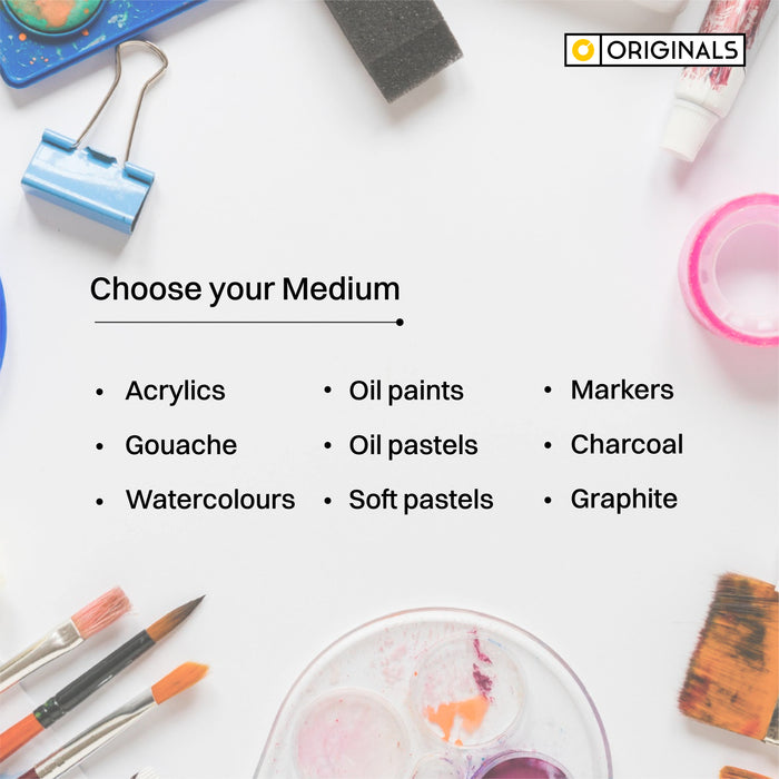 Mango Originals Stretched Canvas