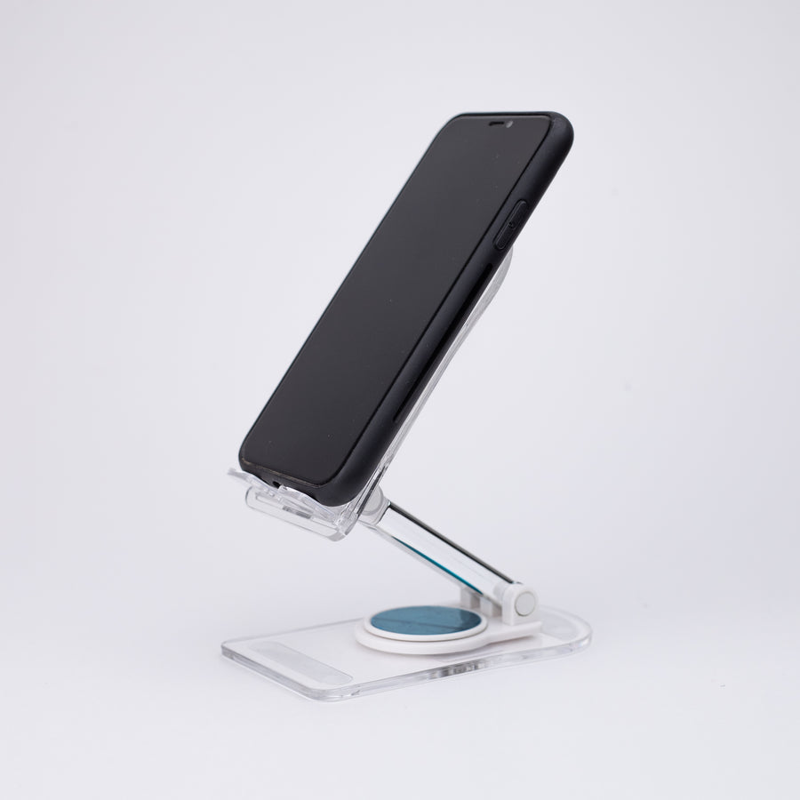 Transparent Mobile Stand (17570-2) - White