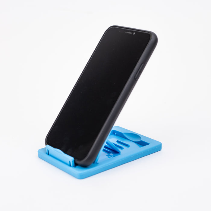 Foldable Mobile Phone Bracket (S806) - Blue