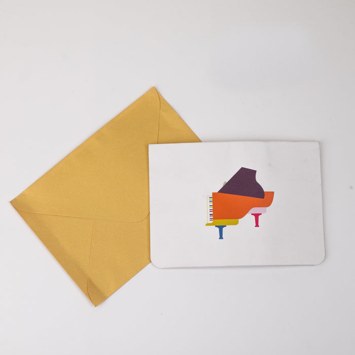 3D pop-up Greeting Card 02 (Piano)