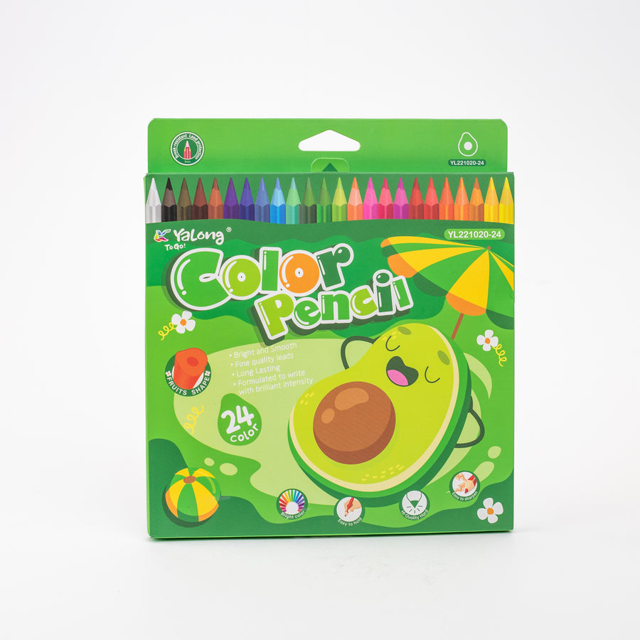 Yalong Colour Pencil Set Of 24 - (YL221020-24)