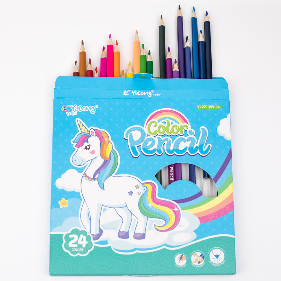 Yalong Colour Pencil Set Of 24 (YL221059-24)