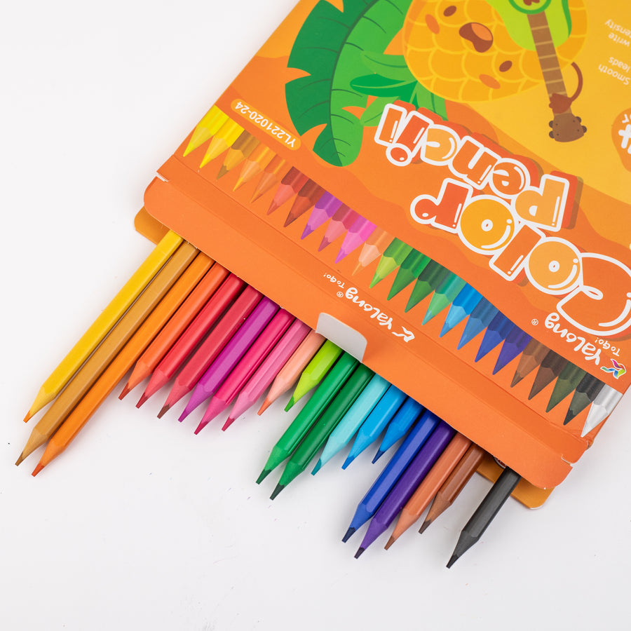 Yalong Colour Pencil Set Of 24 - (YL221020-24)