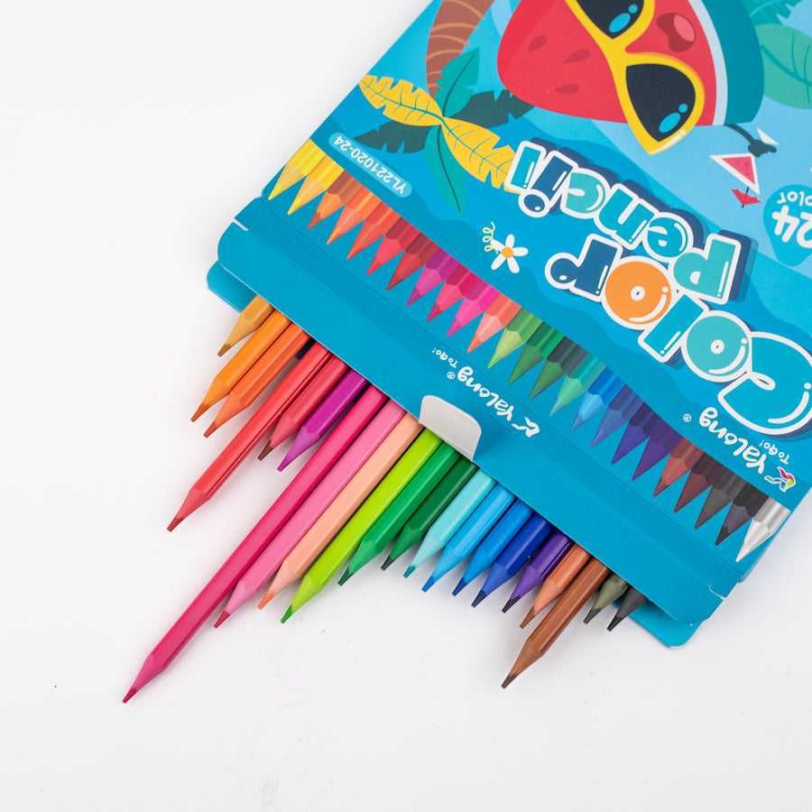Yalong Colour Pencil Set Of 24 - (YL221020-24)