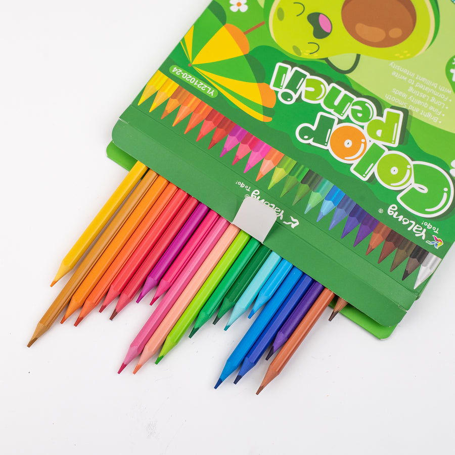 Yalong Colour Pencil Set Of 24 - (YL221020-24)