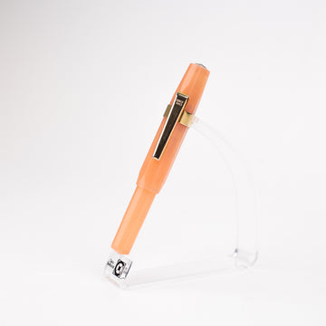 kaweco-frosted-sport-fountain-pen-orange-front-view
