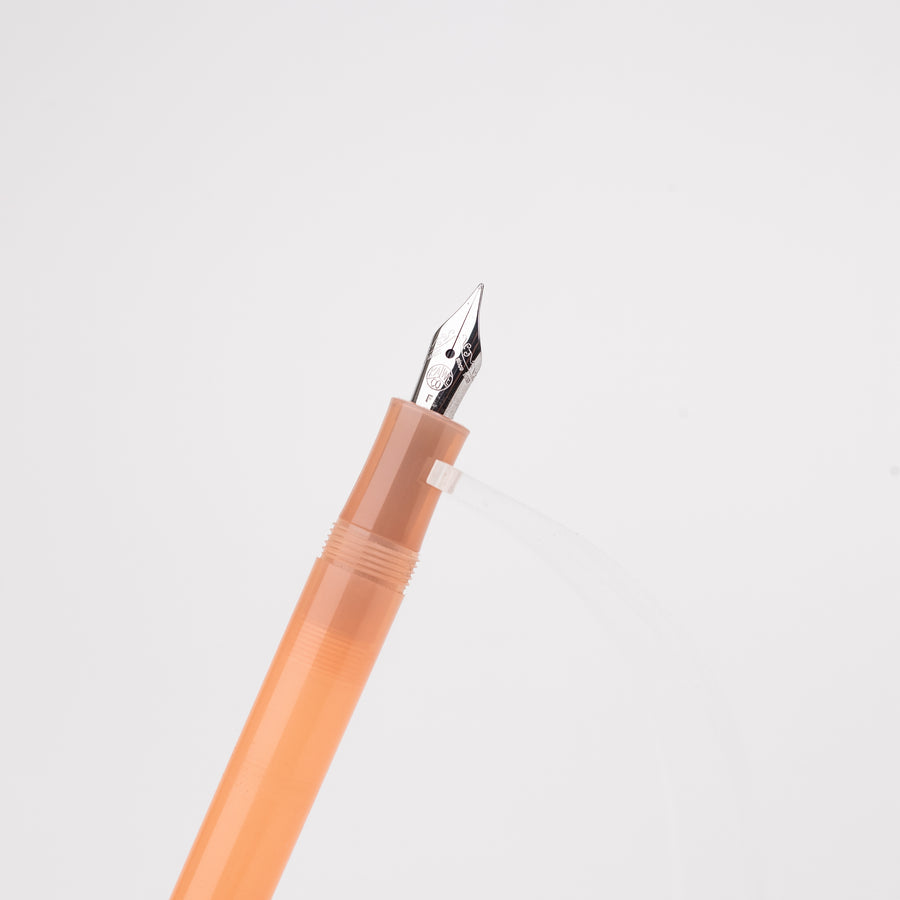 kaweco-frosted-sport-fountain-pen-orange-nib-view