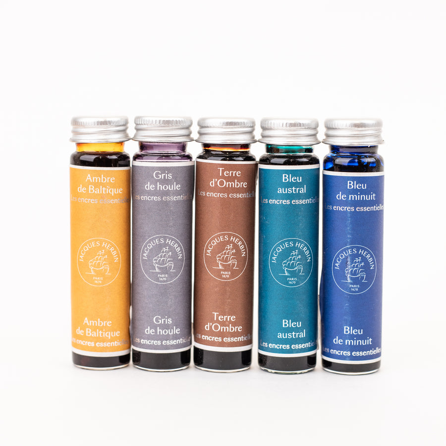 Jacques Herbin Essential Inks Lunares - 15 ML - Set of 5 Bottles