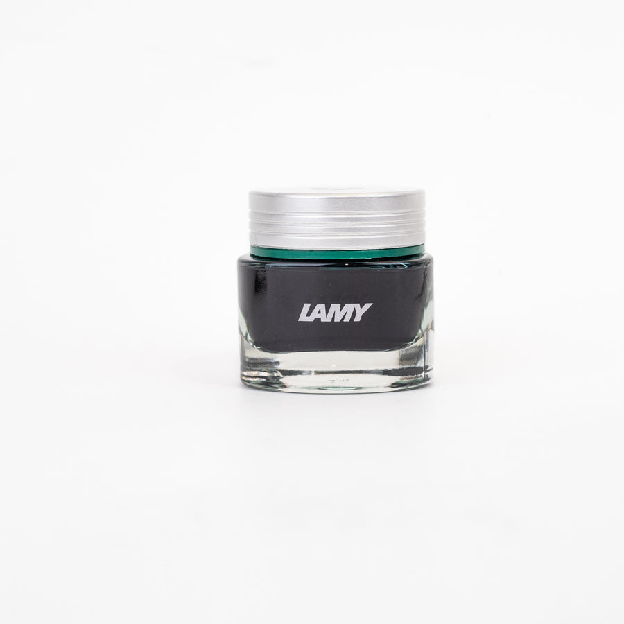 lamy-T53-crystal-ink-bottle-420-30ml-peridot-front-view