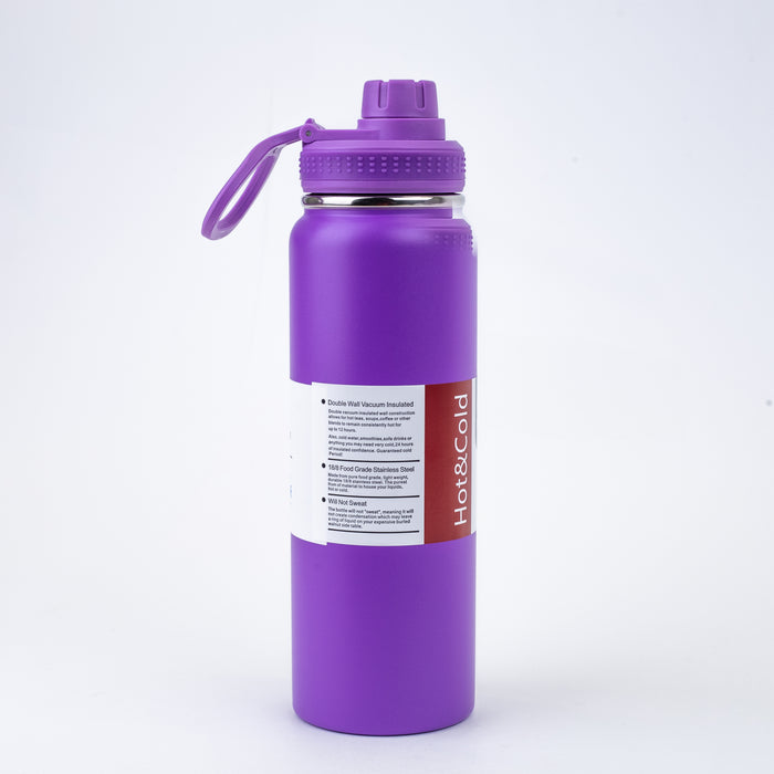 Vacuum Insulated Stainless Steel Bottle (16062-5) - Purple