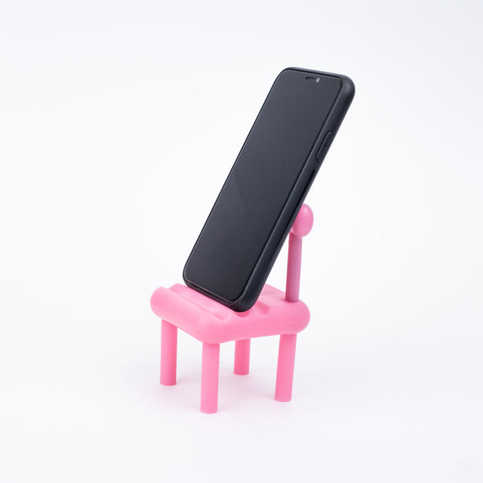 Chair Shape Cell Phone Holder (17570-1) - Pink