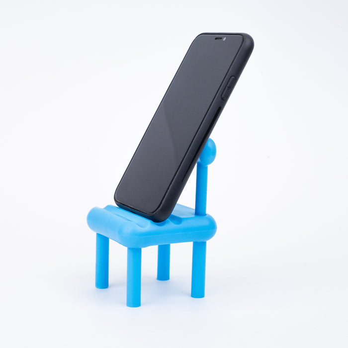 Chair Shape Cell Phone Holder (17570-1) - Blue