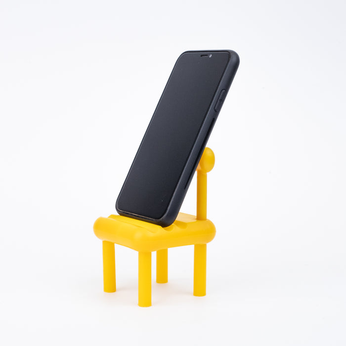 Chair Shape Cell Phone Holder (17570-1) - Yellow