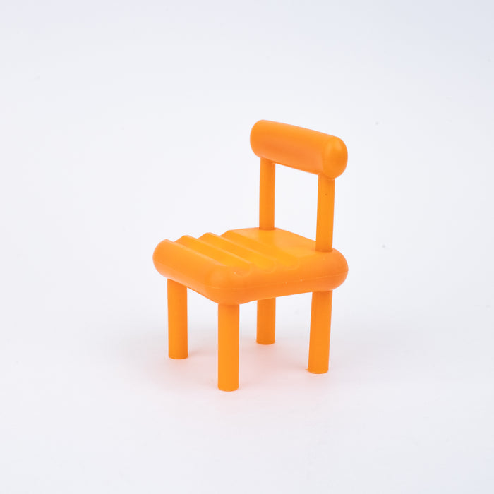 Chair Shape Cell Phone Holder (17570-1) - Orange