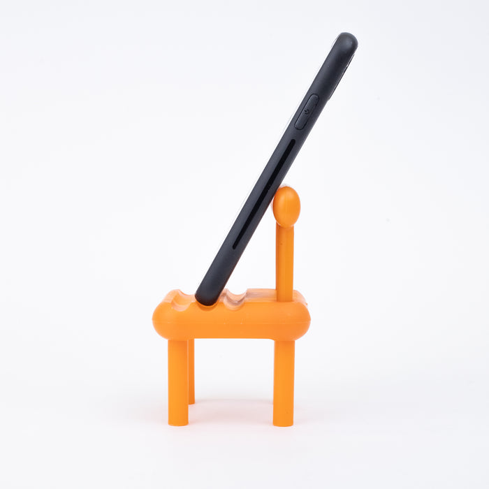 Chair Shape Cell Phone Holder (17570-1) - Orange