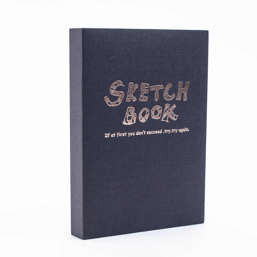 Potentate Black Paper Cover Sketchbook - A5 (142x210mm)