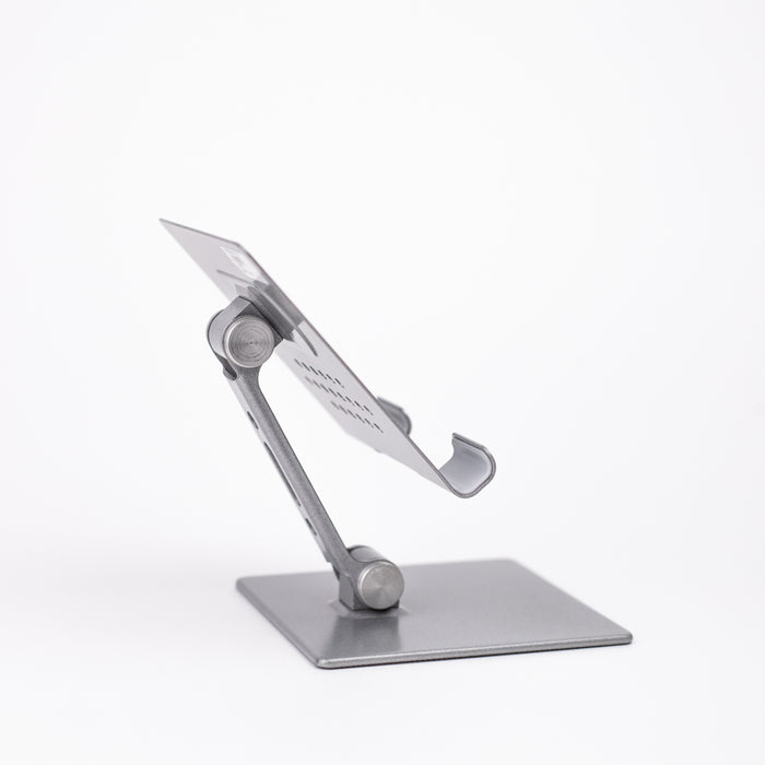 Metal Foldable Tablet Stand - Silver