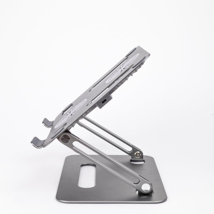 Folding Adjustable Laptop Stand with Cooling Fan