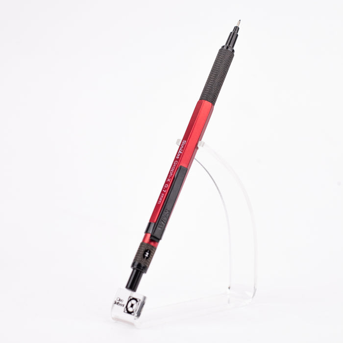 Scrikss Graph-X 0.7mm Mechanical Pencil - Metallic Red
