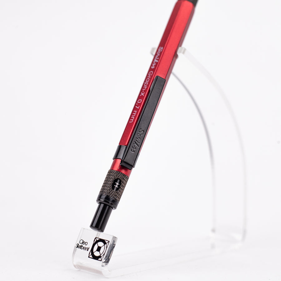 Scrikss Graph-X 0.7mm Mechanical Pencil - Metallic Red