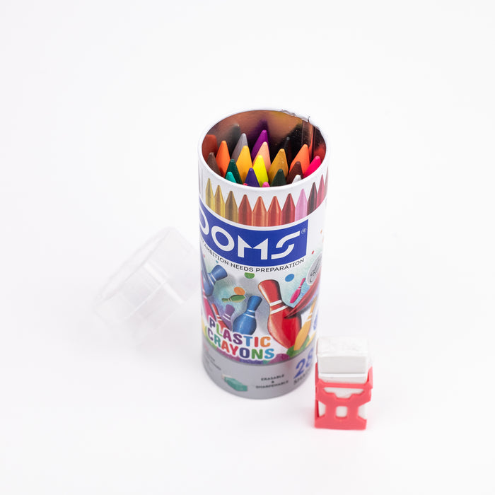 DOMS Plastic Crayons Set of 28 Colours