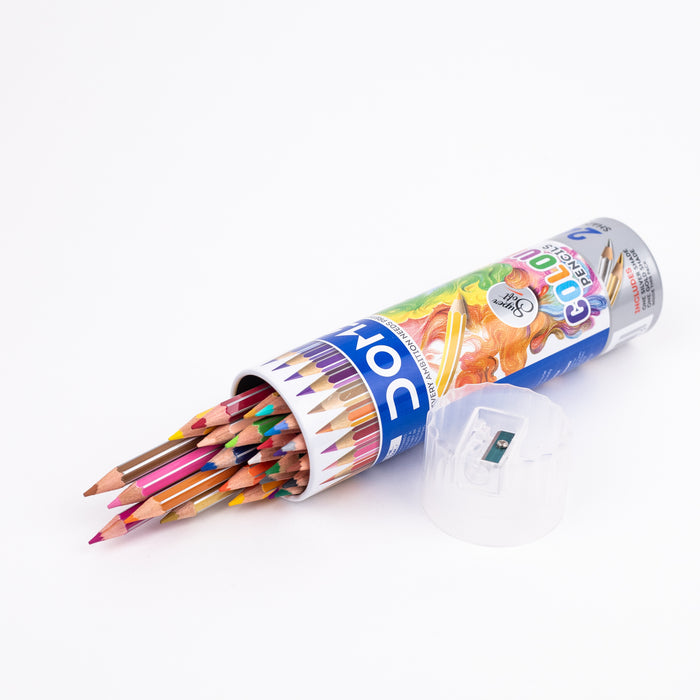 DOMS Colour Pencils Round Tin Set of 24