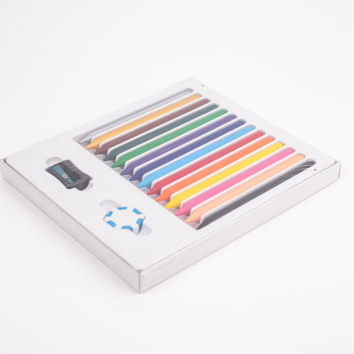 DOMS Plastic Crayons set of 14 Shades