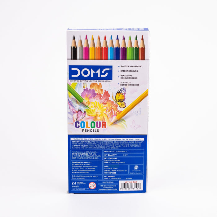 DOMS Color Pencils Set of 12 Shades