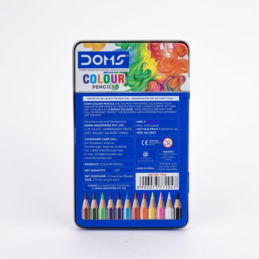 DOMS - Super Soft Colour Pencils - 12 shades