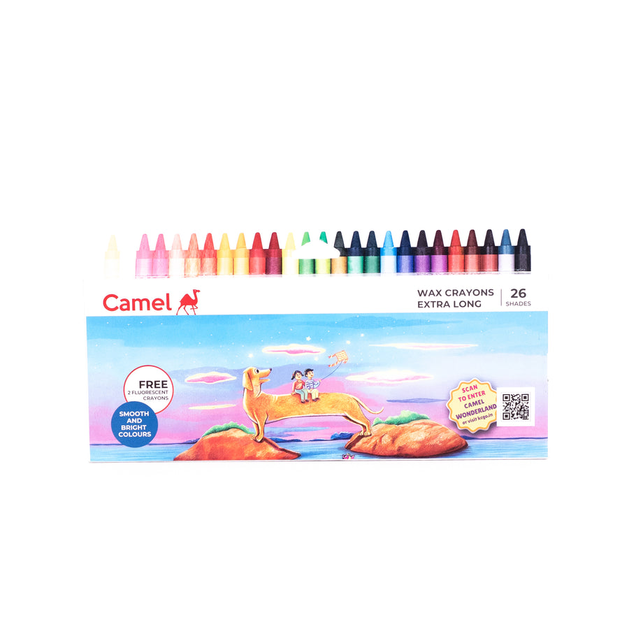Camel - Extra long Wax Crayons