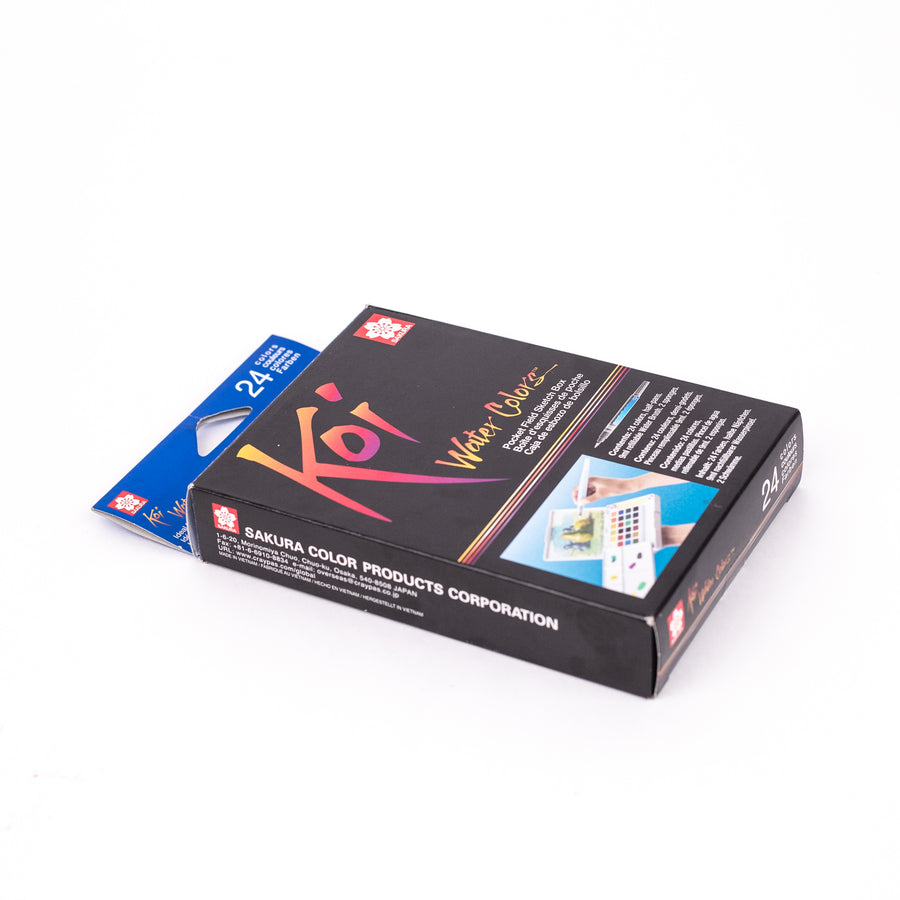 Sakura - Koi Watercolors Pocket Field Sketch Boxes (Set of 24)