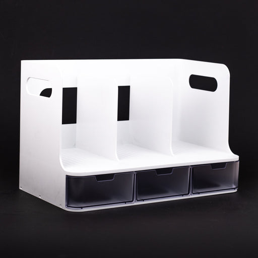 litem-sysmax-olio-book-rack-3-drawers-transparent-drawer-right