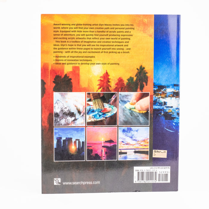 Glyn Macey's World of Acrylics: How to Paint Sea, Sky, Land and Life Book - Softcover