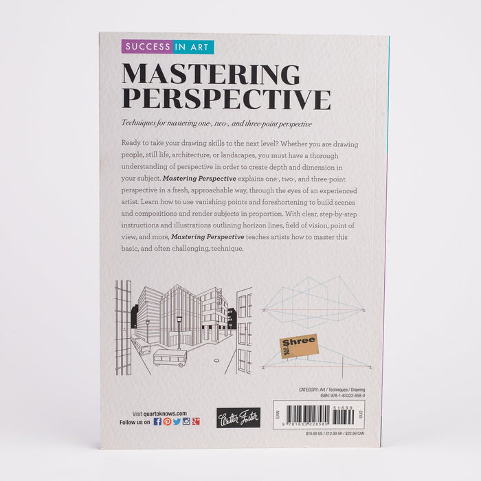 Success in Art: Mastering Perspective: Techniques for mastering one-, two-, and three-point perspective By Andy Fish (Paperback)
