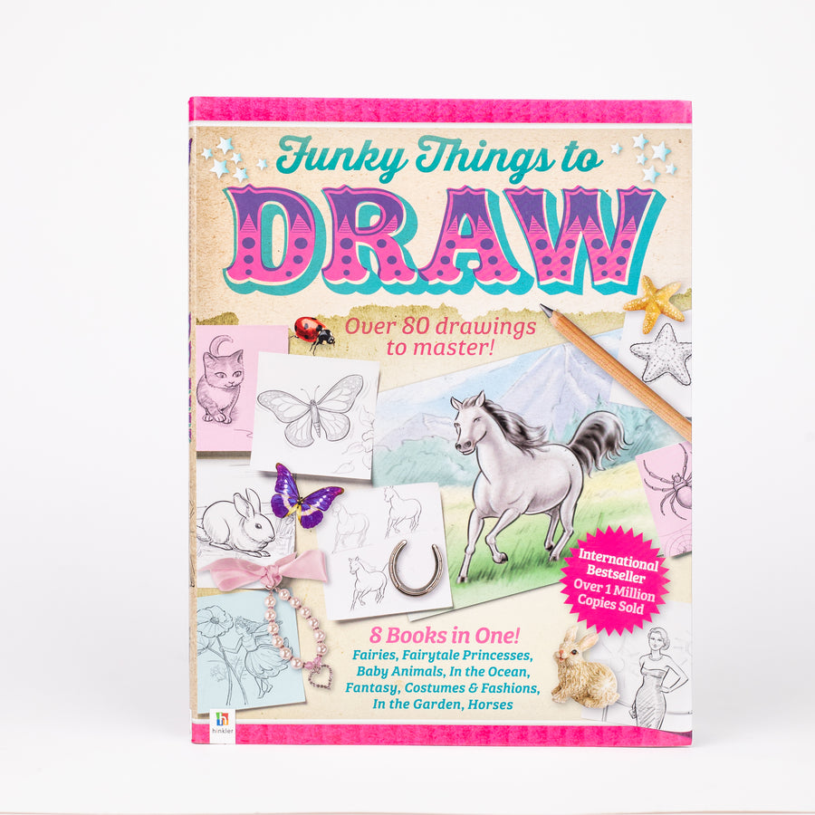 Funky Things To Draw: Over 80 drawings To Master Art Book