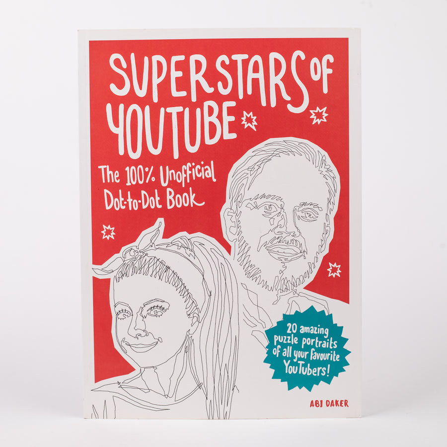 Superstars of Youtube: The 100% Unofficial Dot-to-Dot Book By Abi Daker (Paperback)