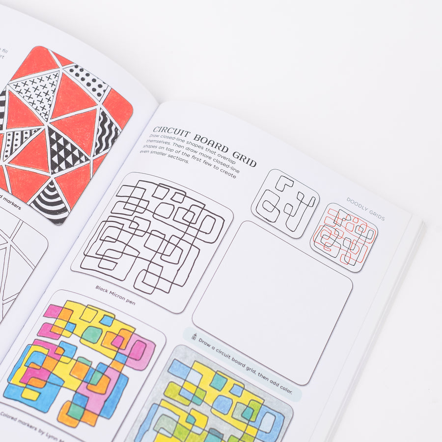 Zen Drawing Workbook: Peace and Positivity through Zentangle (r), Mandalas, Doodling, and Other Meditative Arts Paperback By Suzanne McNeill (Paperback)