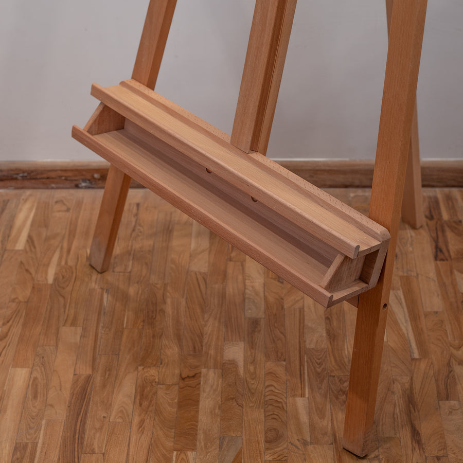 professional-artist-wooden-a-frame-easel-(HPX-S09B)-tray-view
