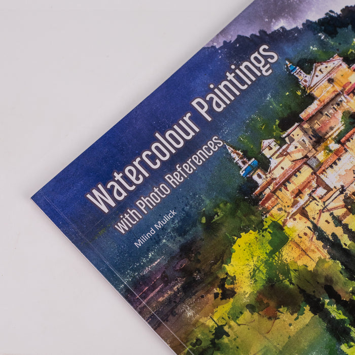 Watercolour Paintings with Photo References By Milind Mulick (paperback)