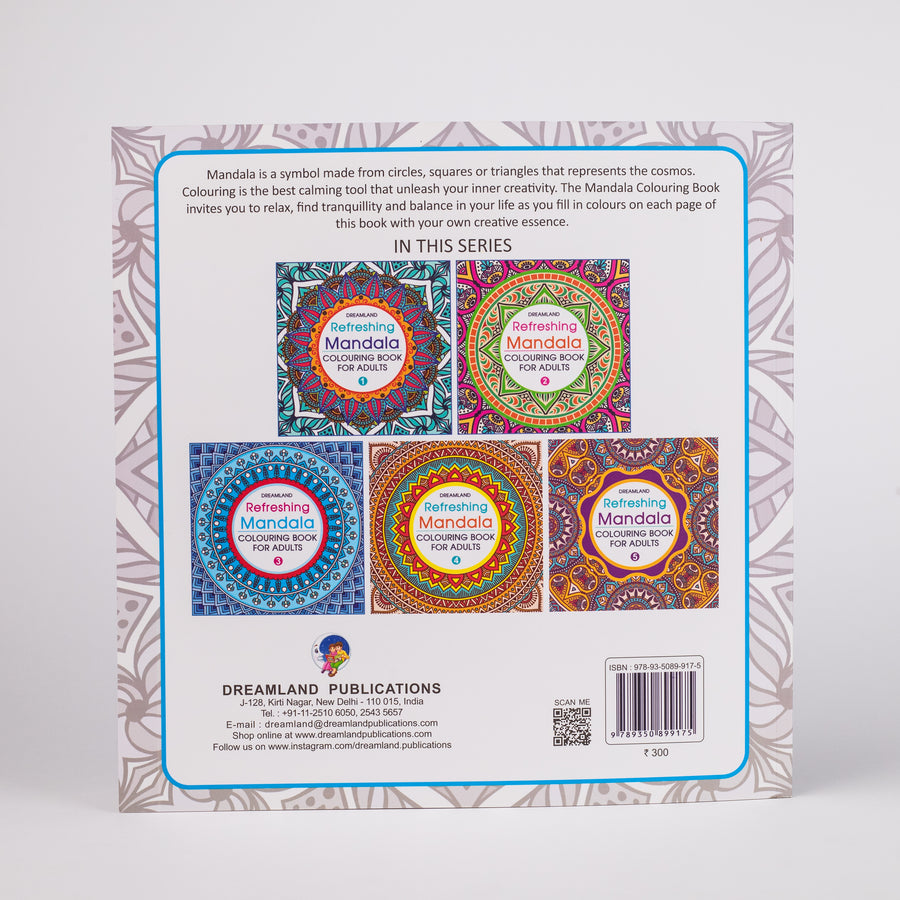 Refreshing Mandala Colouring Book For Adults (Paperback)
