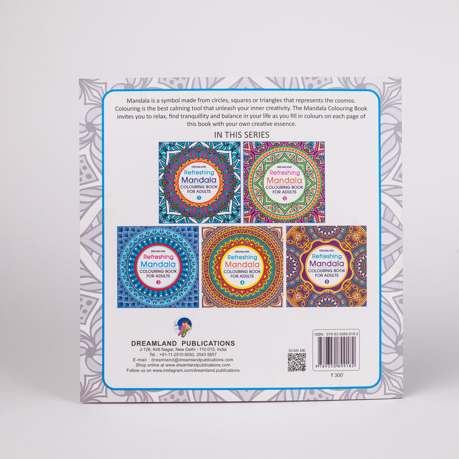 Refreshing Mandala Colouring Book For Adults (Paperback)