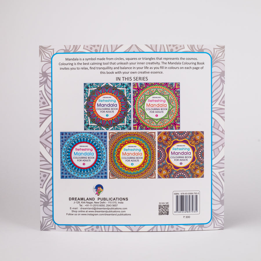 Refreshing Mandala Colouring Book For Adults (Paperback)