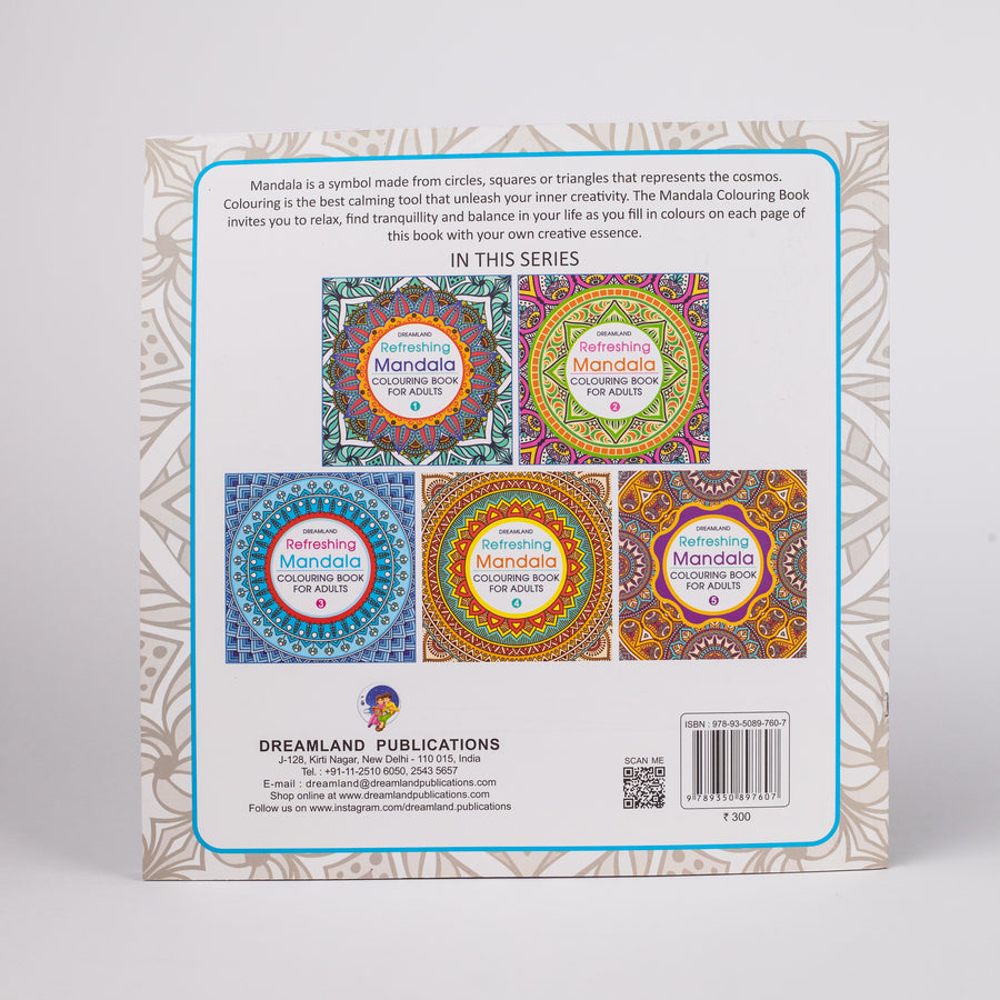 Refreshing Mandala Colouring Book For Adults (Paperback)