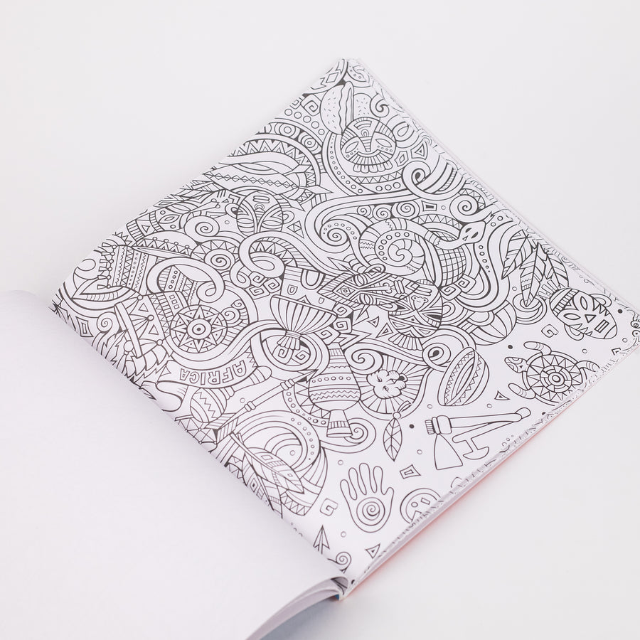 Abstract Colouring Book For Adult (Paperback)