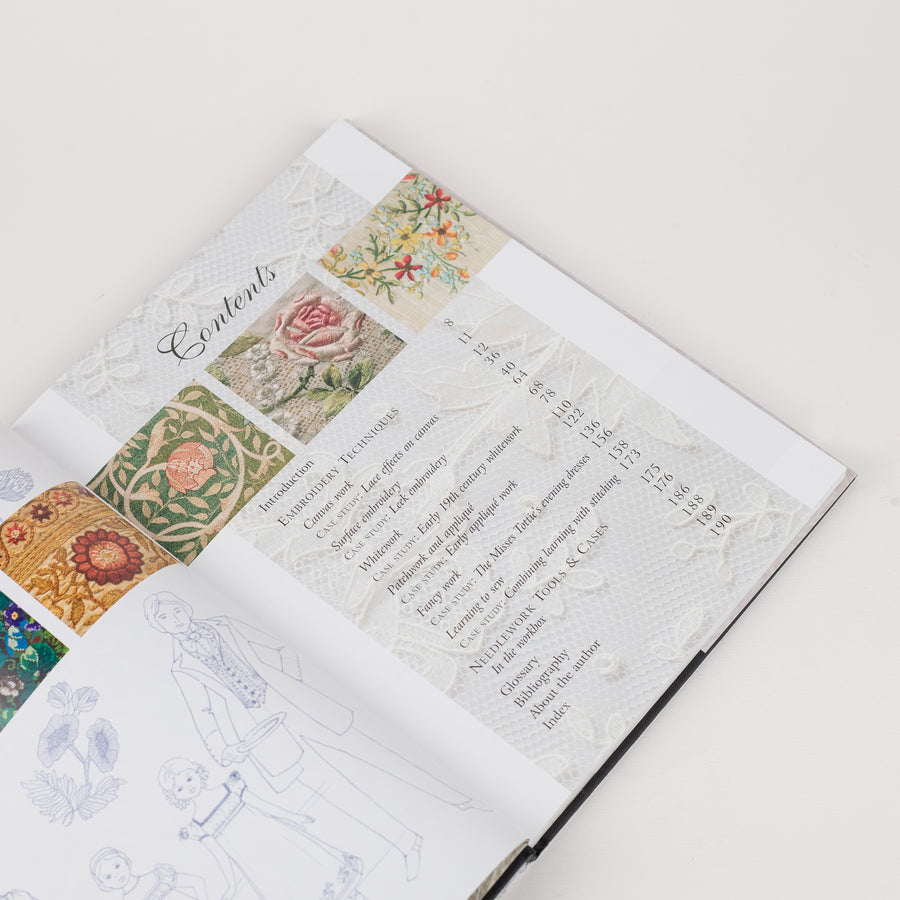 19th-century-embroidery-techniques-by-gail-marsh-(hardcover)-open