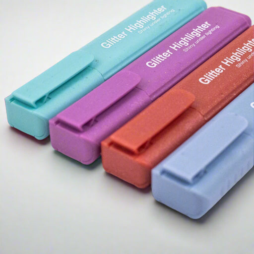 Glitter Highlighters - Set of 6pcs (Metallic Effects)