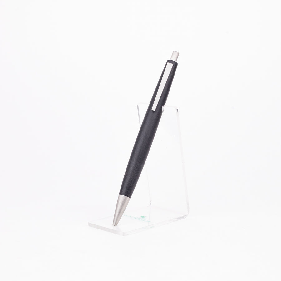 lamy-2000-black-ballpoint-pen-front-view