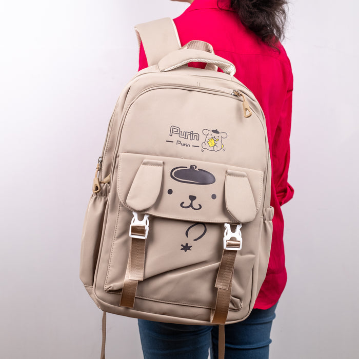 School Bag (7018) - Beige